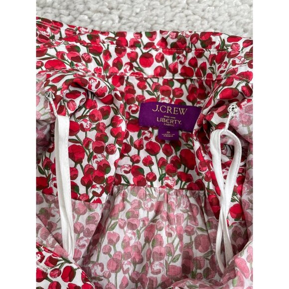 J. Crew Amelia Shirt Dress in Liberty Eliza's Red Floral - Picture 4 of 6